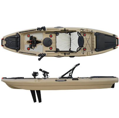 Un buen precio. PE 12 pies de recreación sentarse en la parte superior del kayak personalizado Roto moldeado kayak en línea