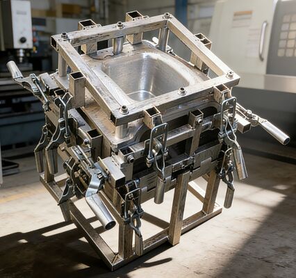 Dobra cena. Forma do formowania rotacyjnego z aluminium o niestandardowych wymiarach, o wysokiej precyzji, dla zastosowań OEM w Internecie