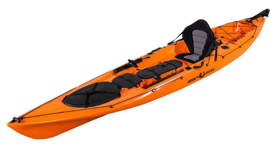 OEM Rotomolding Custom Kayak 30 polegadas PE Sentar no topo Kayak Recreativo
