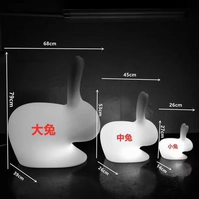 Moldura rotacional de tamanho personalizado para lanterna de coelho LED e luzes LED personalizadas
