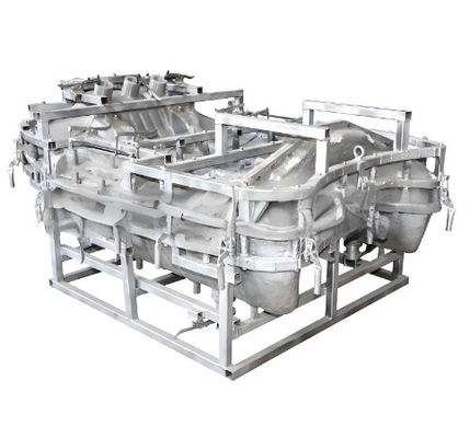Giá tốt. Các bộ phận công cụ Rotomolding bạc với hình dạng xoay tùy chỉnh và kết thúc đánh bóng trực tuyến