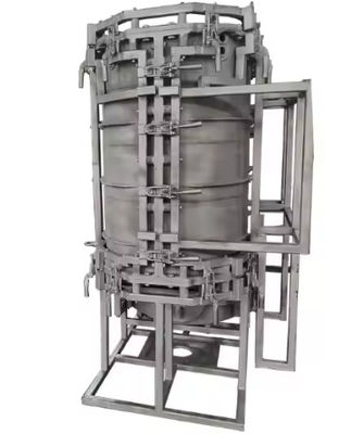 Molde de moldeo por rotación OEM Molde de moldeo por rotación de aluminio de plata para productos personalizados