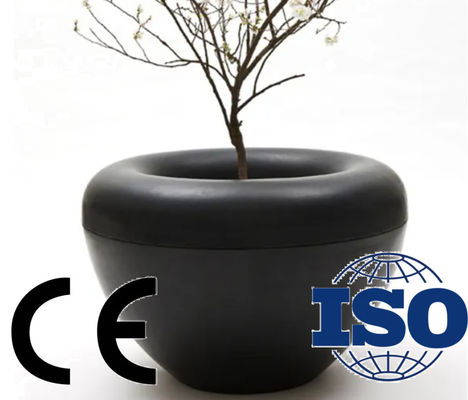 Roto plástico flor jardim plantador moldes elegância e durabilidade para vasos de decoração botânica