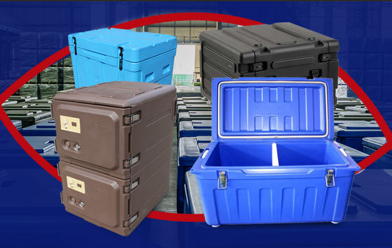 Caja de almacenamiento rotativa integrada de moldeo rotacional para OEM - Diferentes tamaños de cajas aisladas