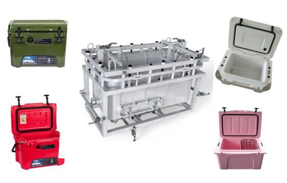 Custom Rotational Molding Refrigeration Box Mold  Aluminum Mold  Rotational Molding Box