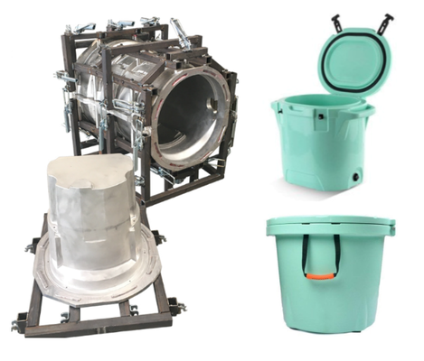 Customized Roto Molding Insulation Bucket Molds, Aluminum Molds, CNC Processing