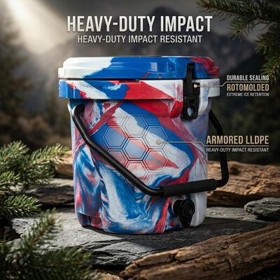 قیمت خوب Impact Resistant Rotomolded Cooler Box Heavy Duty Ice Chest Fall Proof LLDPE Rotational Molding Outdoor Storage آنلاین